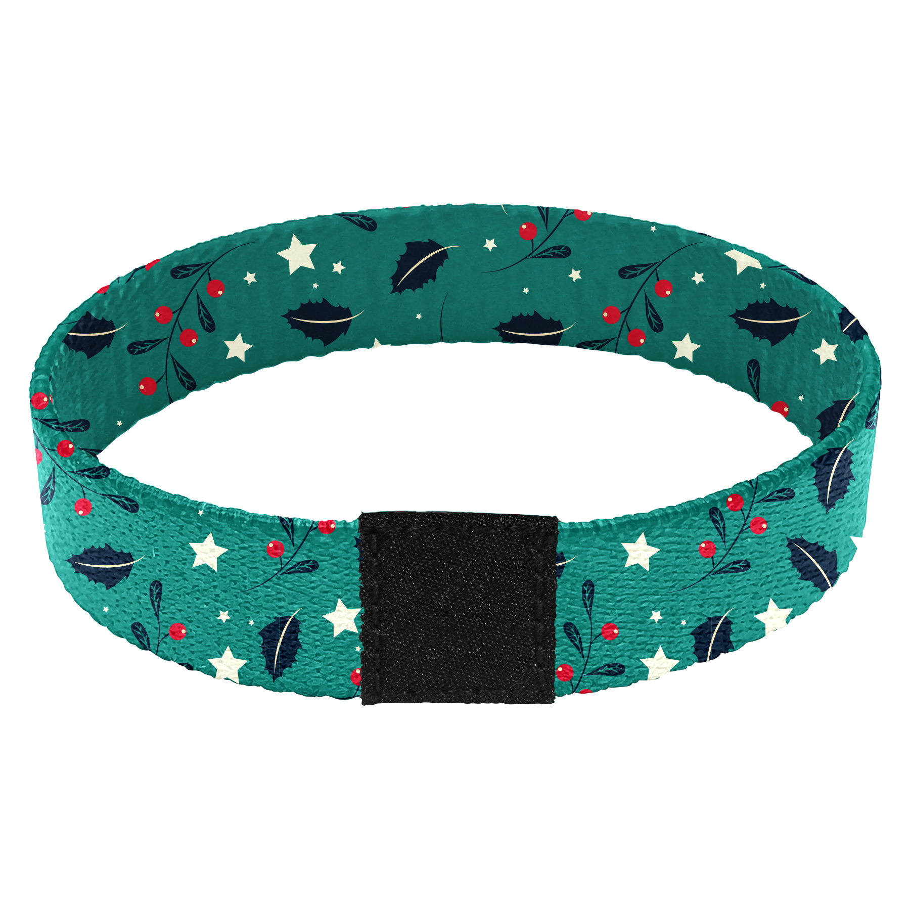 5/8'' Sublimation Elastic Polyester Wristband With Woven Label 20