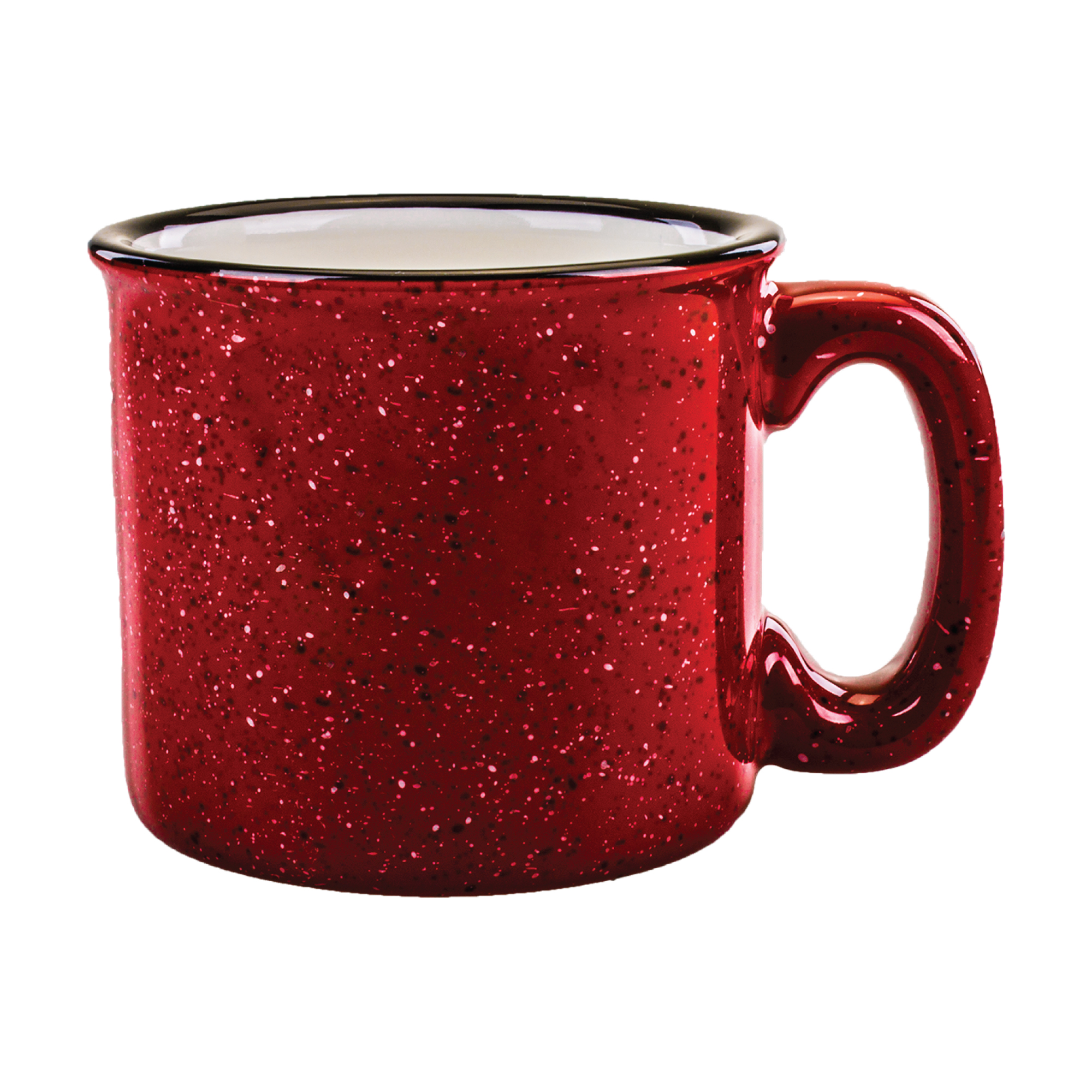 15 oz Red Out White In Campfire Mug