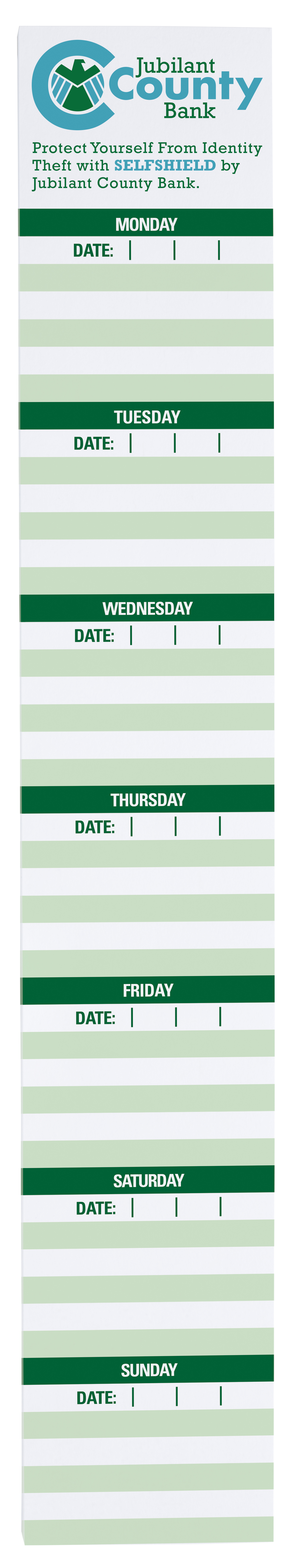 Souvenir® Sticky Note™ 12" X 2" Pad, 25 sheet 2