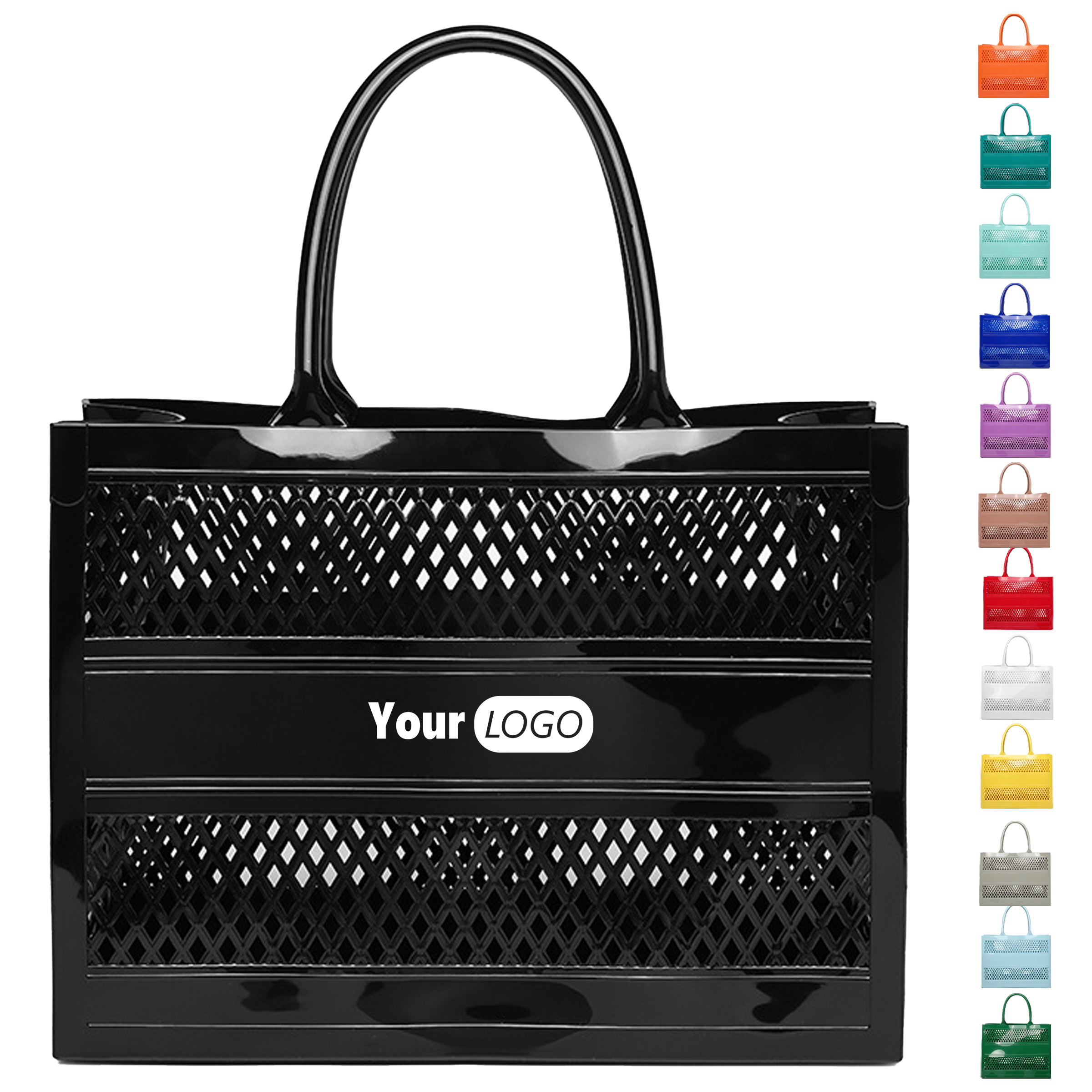 Pvc Large Capacity Beach Tote Bag 12