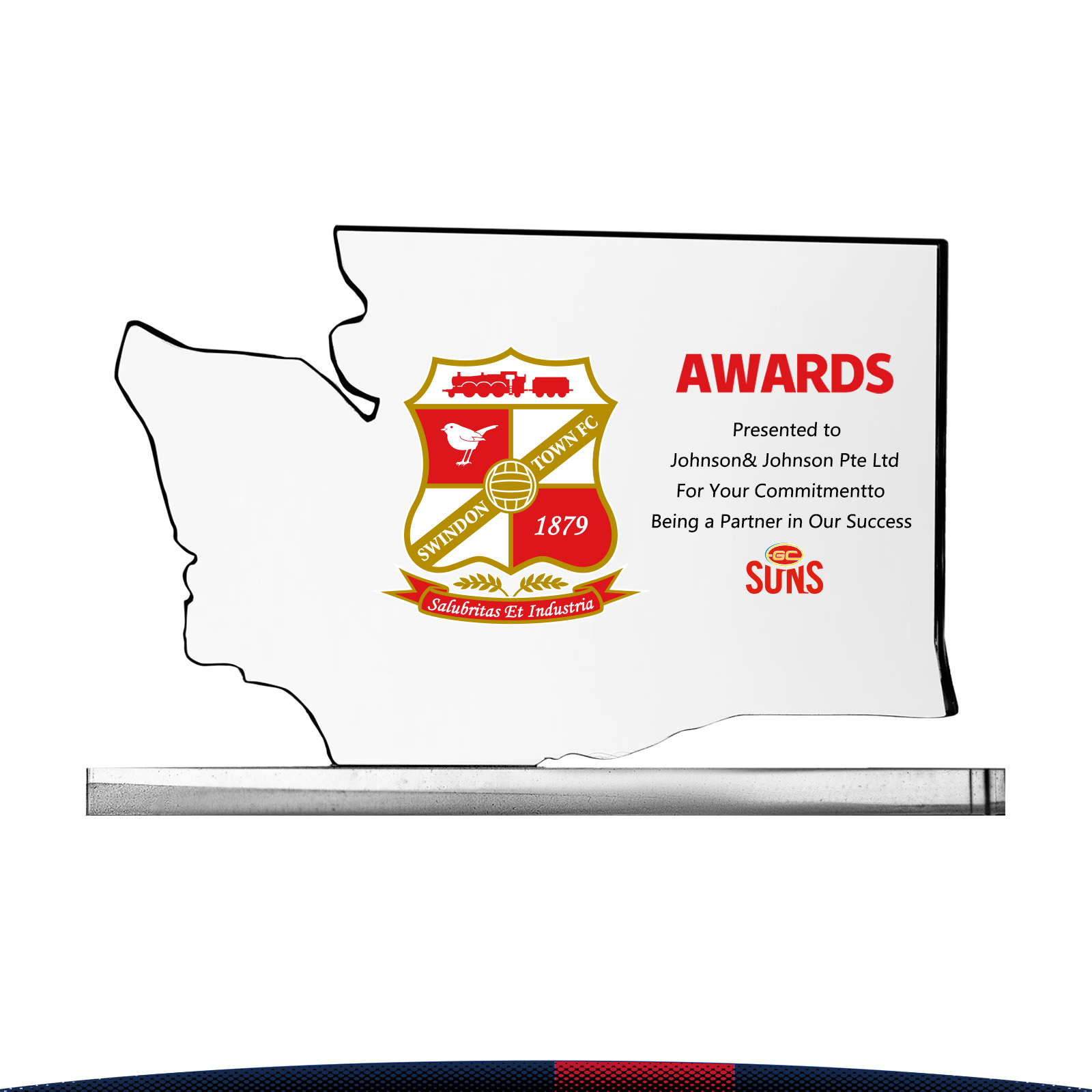 Zenti Washington Crystal Award 1