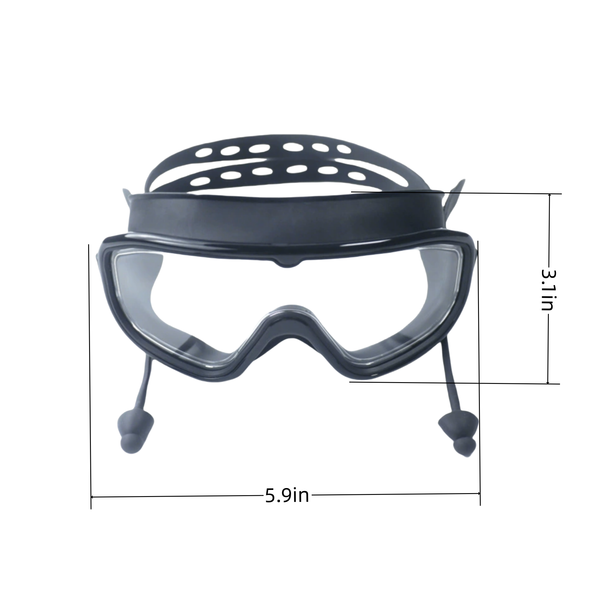Wide-View Anti-Fog Adjustable Soft Silicone Snorkel Mask 6