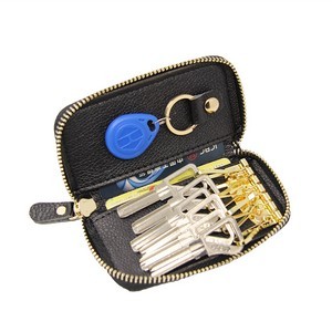 PU Key Wallet Bag With Zipper 7
