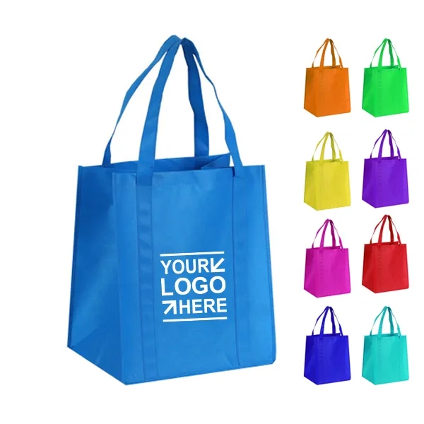 Rpet Non-woven shopper tote bag- 13 X 15 X 10 4