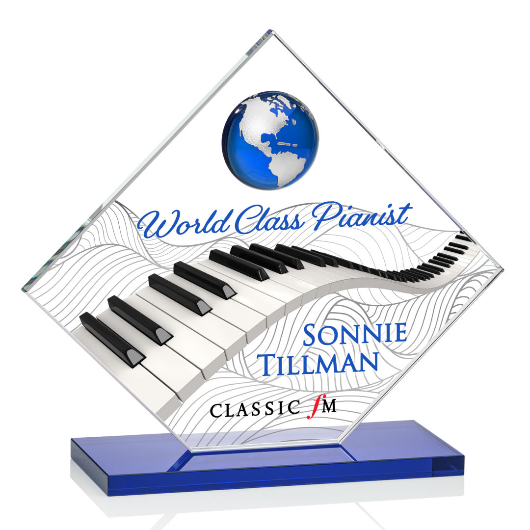 Ferrand VividPrint™ Award - Blue/Silver 3