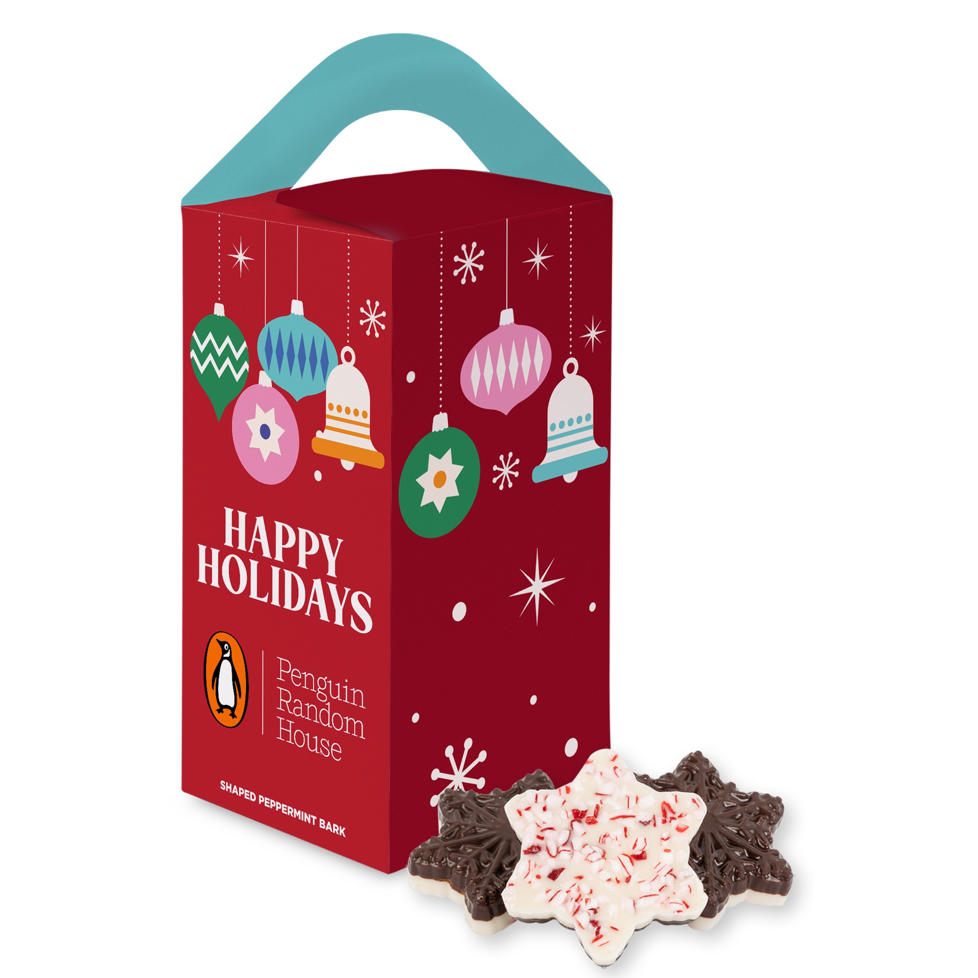 Tote Box with Peppermint Bark Shapes 3