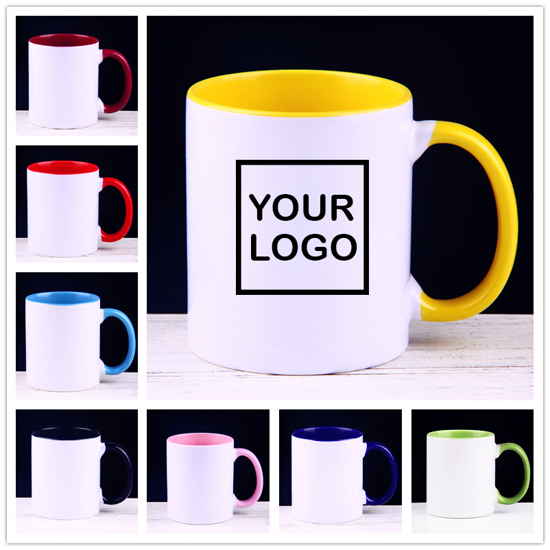 11 Oz. Internal-Color Coffee Ceramic Mug 2