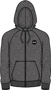 UA Rival Fleece Men's Full Zip Hoodie 7