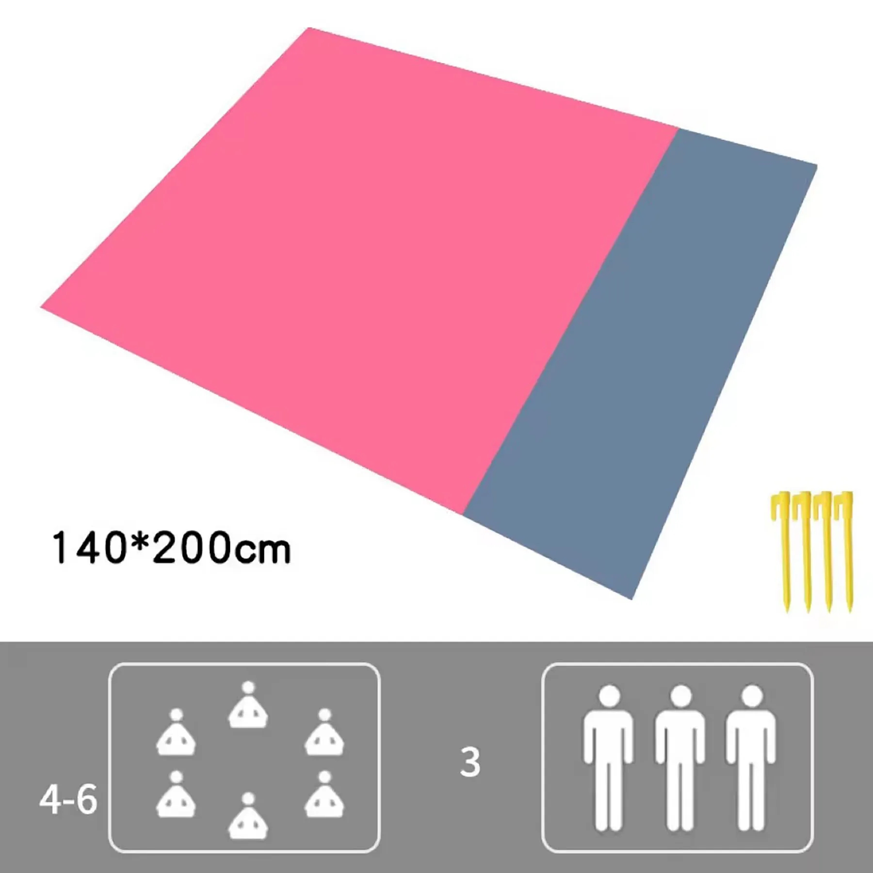 79"*83"Waterproof Camping Mat 10