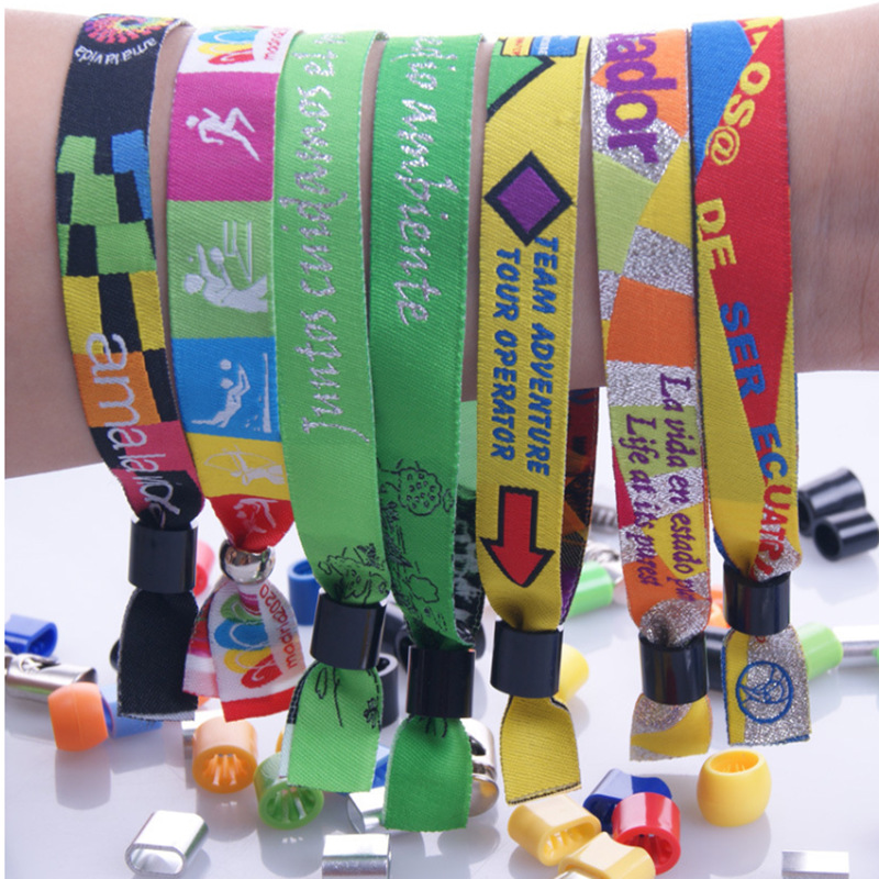 Sublimated Fabric Wristband Lanyard--13"X0.59" 9
