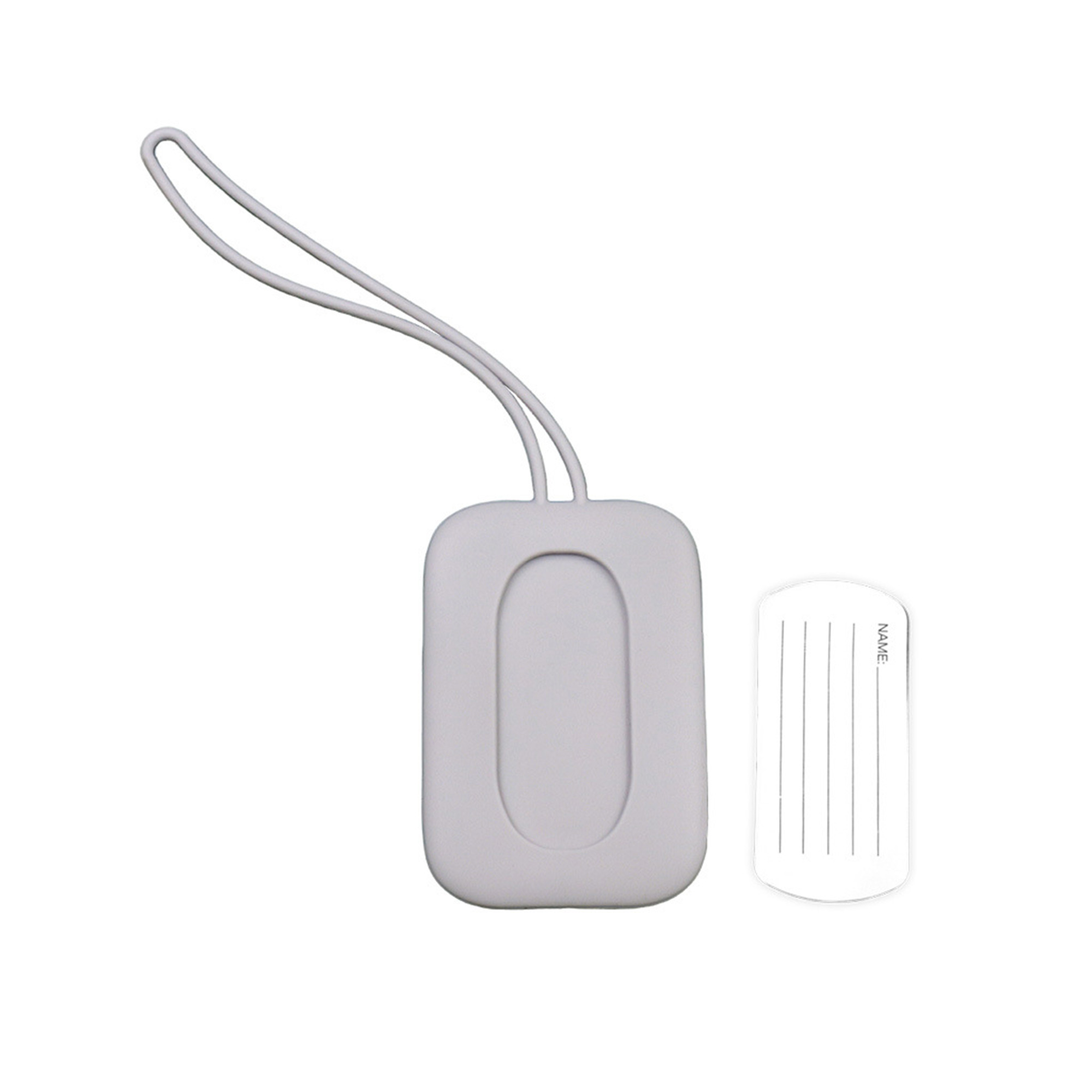Rectangular Travel Identification Label Elastic Polymer 5