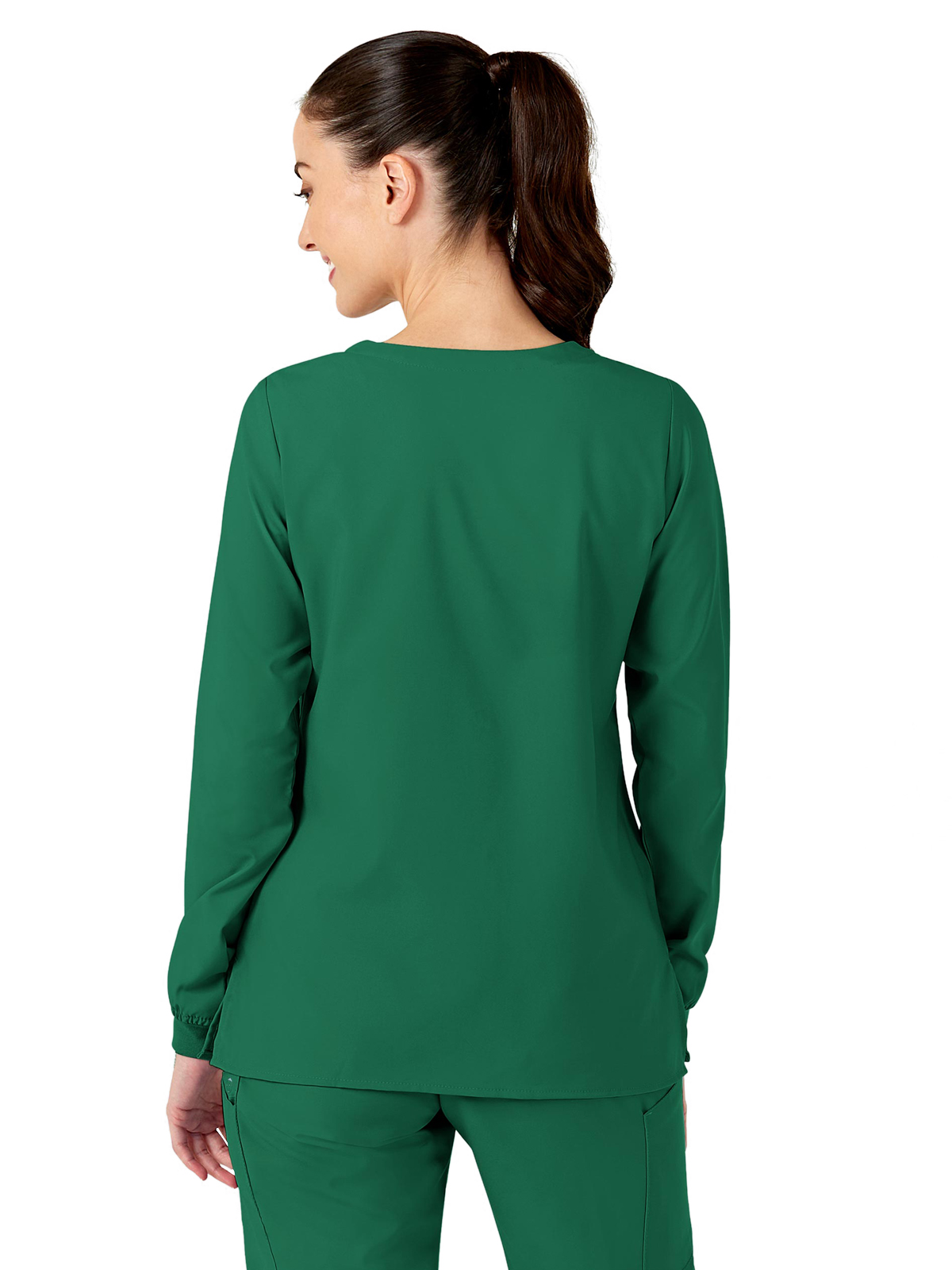 Wink - W123 - Women's Two-Pocket Crew Neck Jacket 34