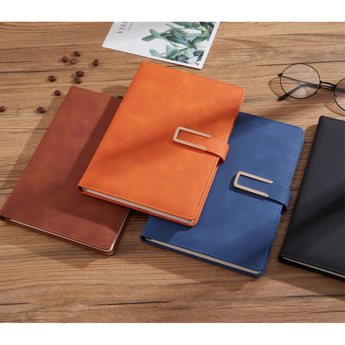 Pu Leather Classic Writing Notebook 4