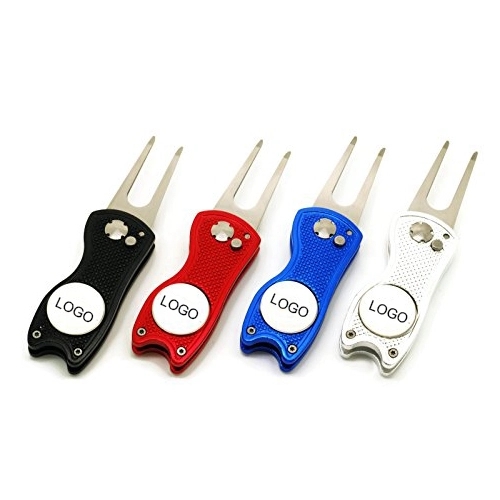Stainless Steel Golf Pitchfork Divot Repair Tool 8