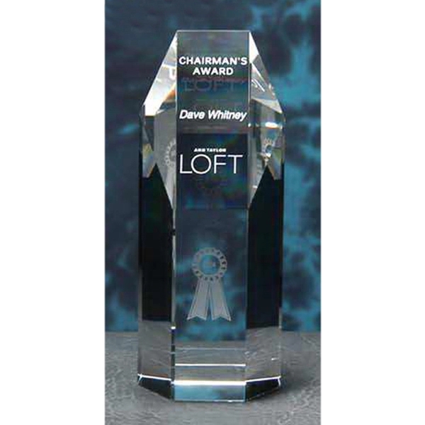 Hexagon Tower Crystal Award 1