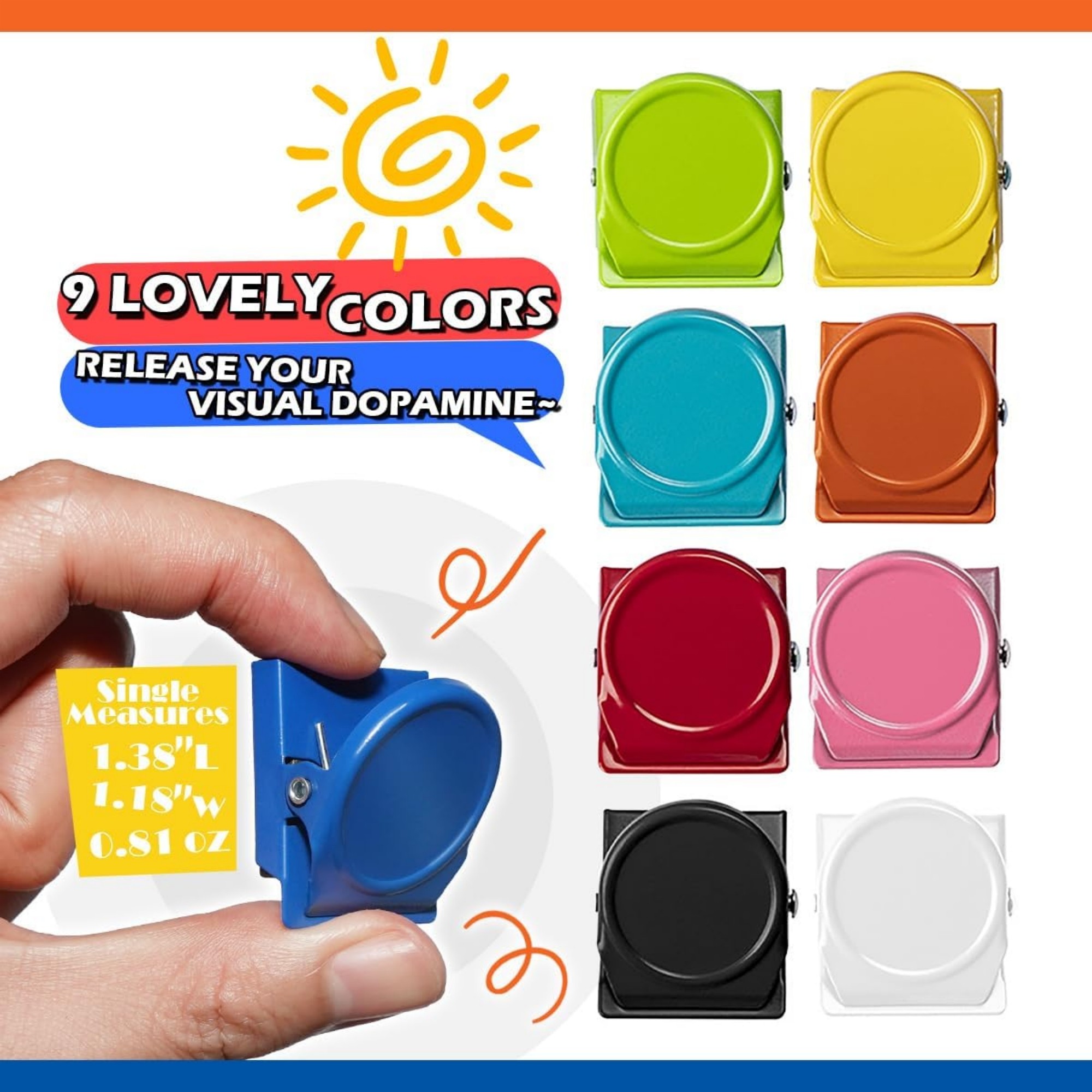 Colorful Magnet Clips 5