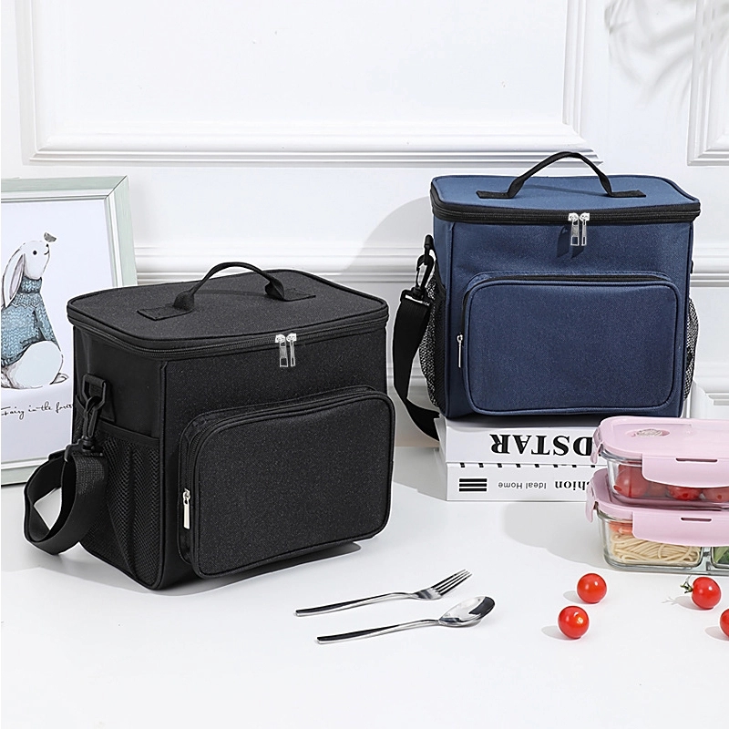Insulated Lunch Bag Reusable Box For Office Work School 4