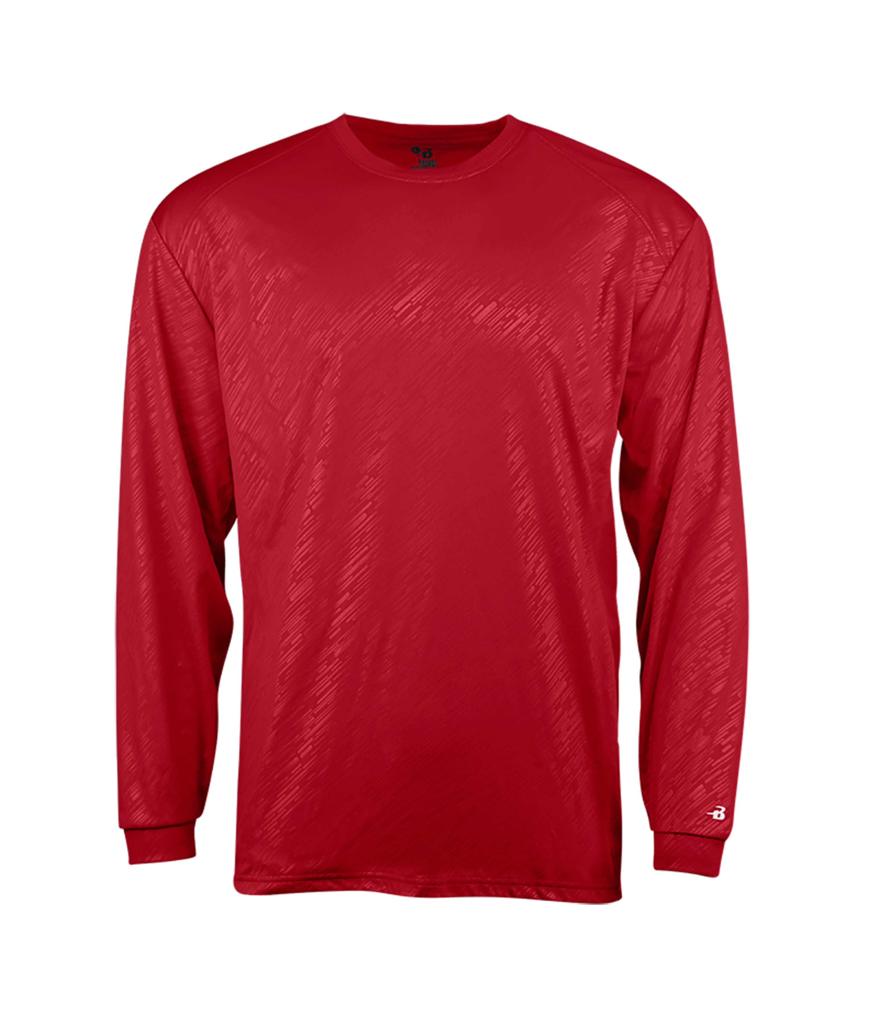 LINE EMBOSSED YOUTH L/S TEE 4