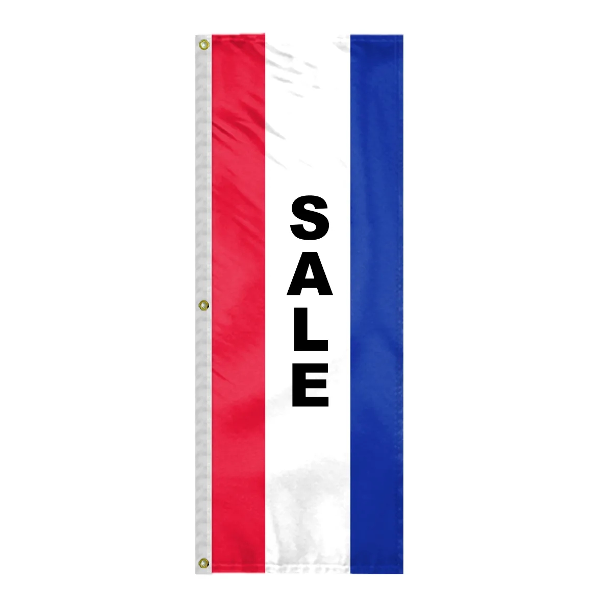 8' x 28" (3) Sewn Stripes Vertical Message Flag 4