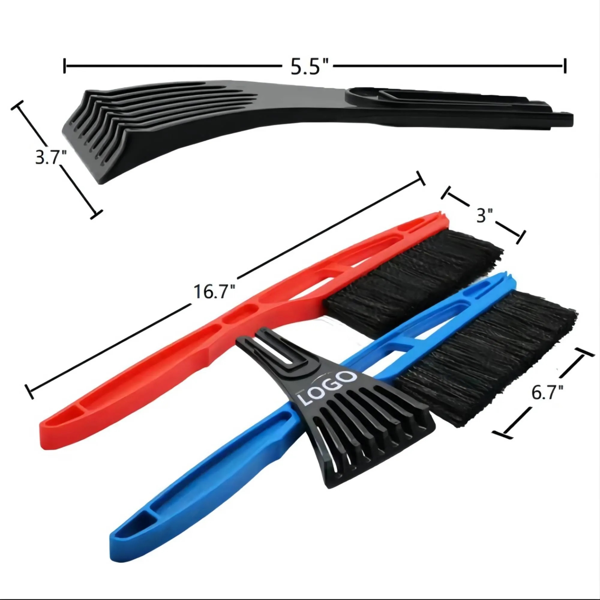 2 in 1 Ice Scraper / Brush MOQ 100PCS