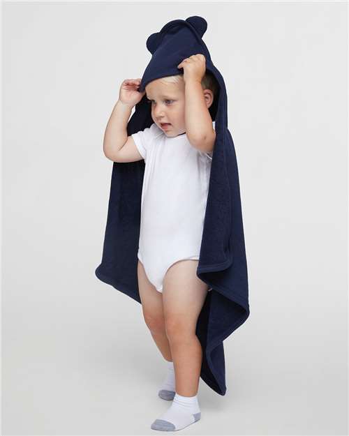 Terry Cloth Hooded Towel with Ears - 1013 4