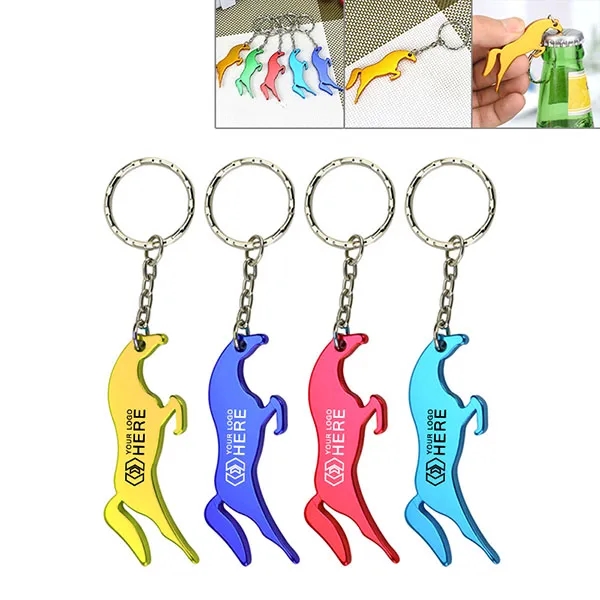 Horse Shape Bottle Opener Keychains 2