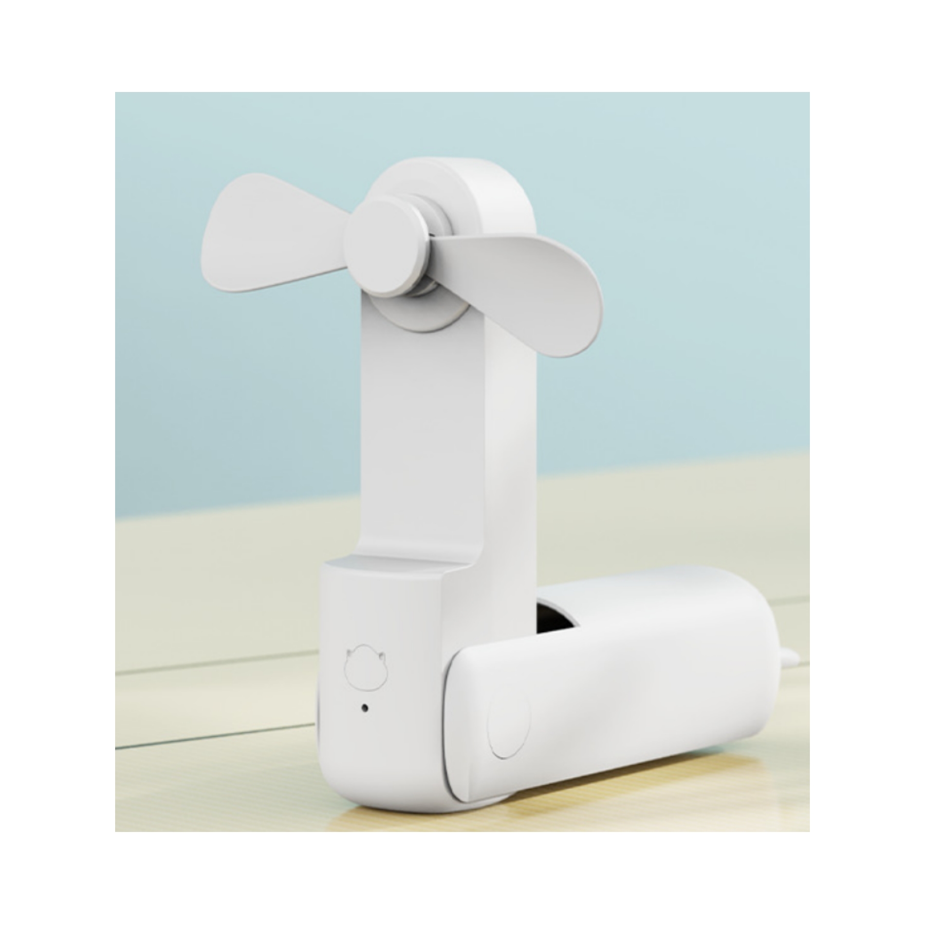 2 in 1 Fans Power Bank USB Fans Hand Fans 1