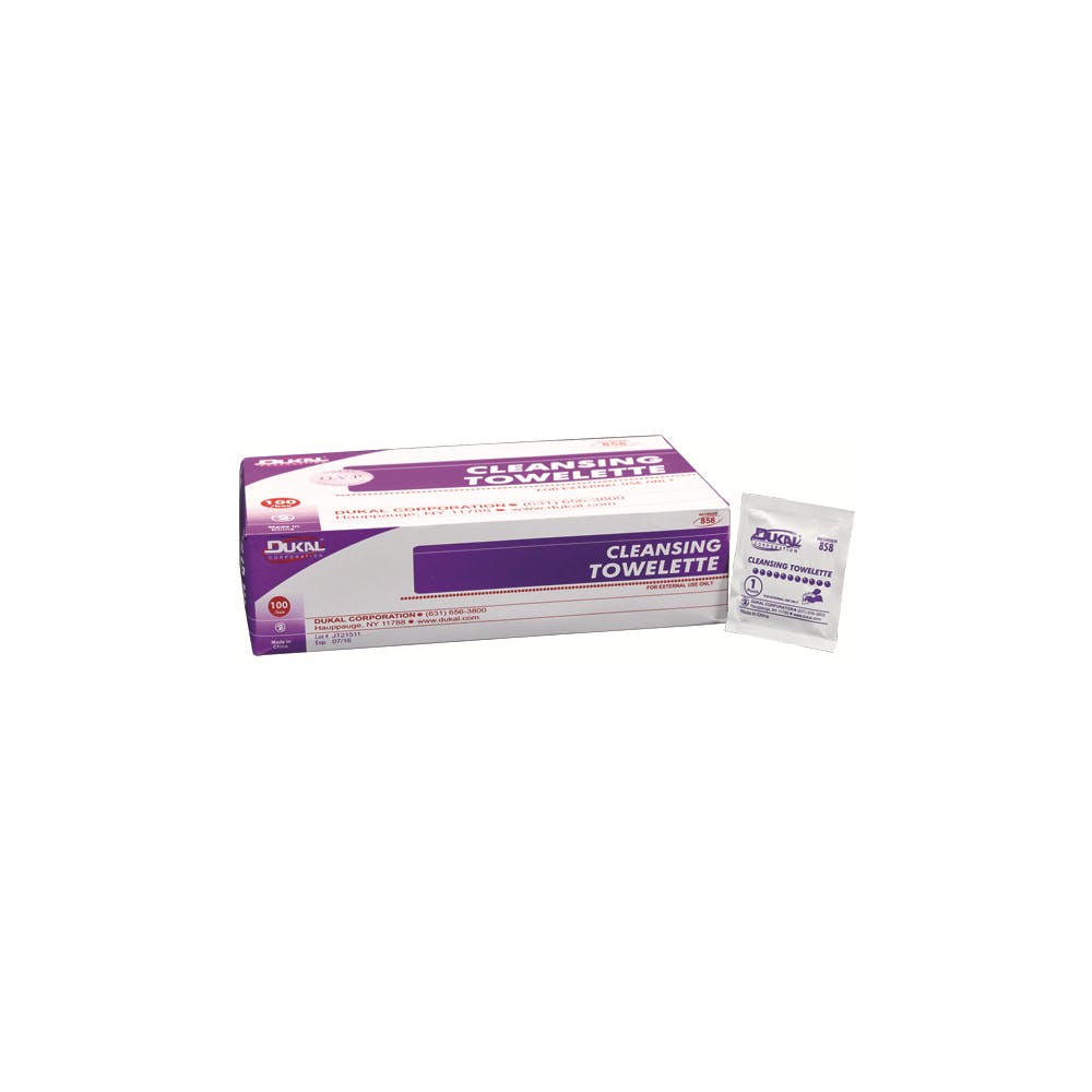 Non-Sterile Cleansing Towelettes - 5" x 8" 1