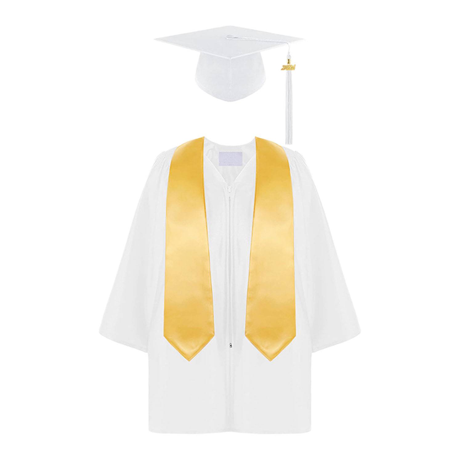 Unisex Classic Polyester Graduation Gown Cap Tassel Set 6