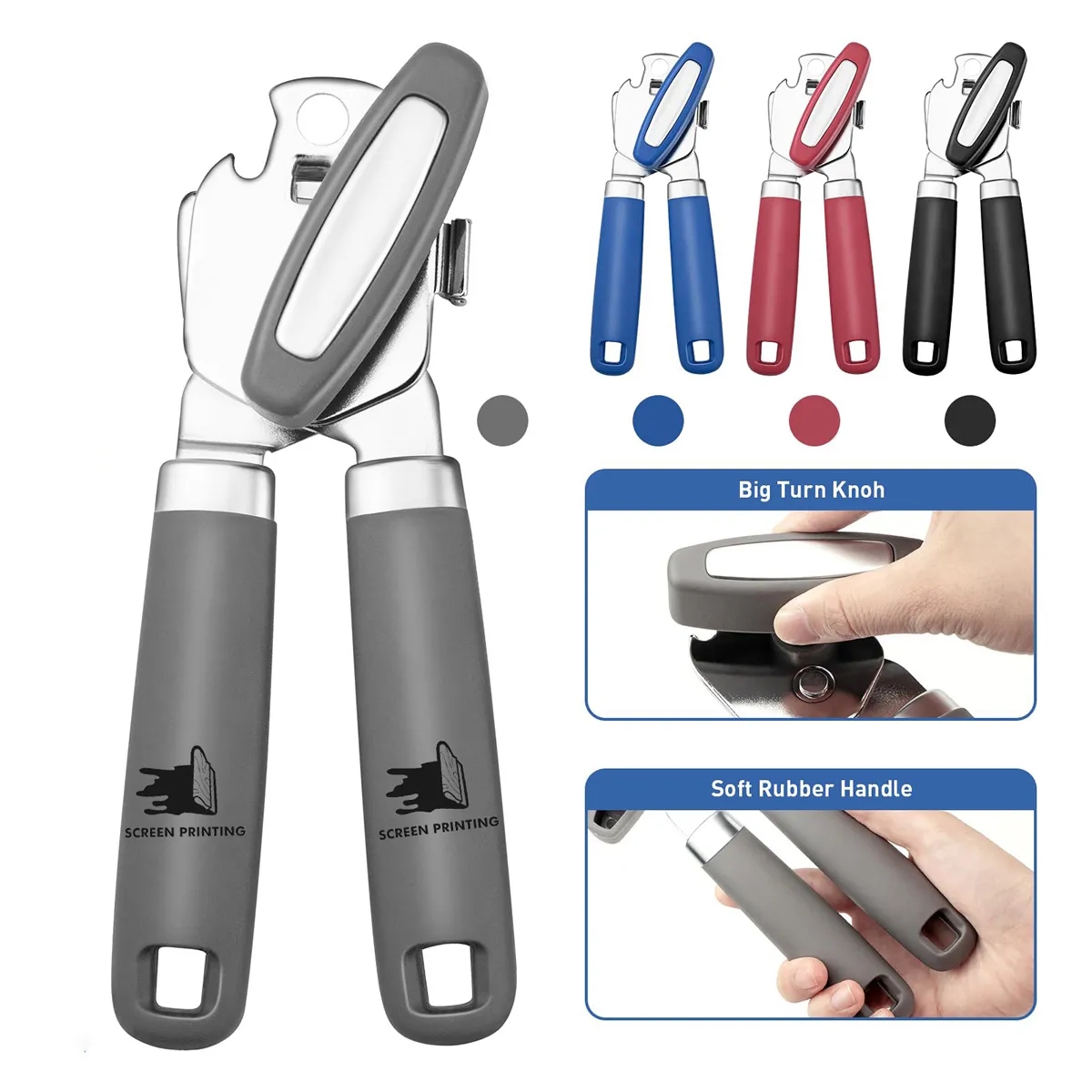 Stainless Steel  Handheld Strong Heavy Duty Can Opener 3