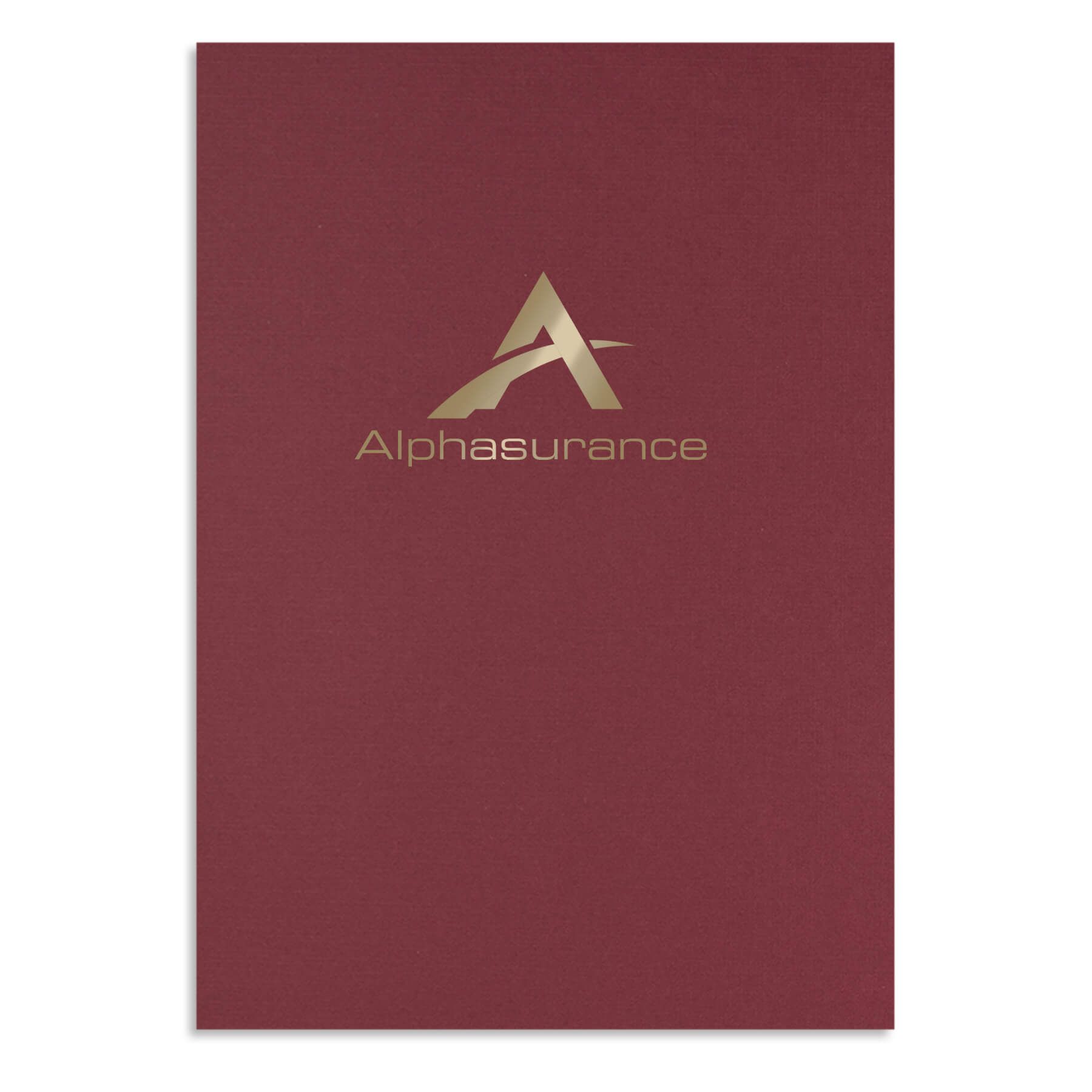 Linen Presentation Folder - Premium 14
