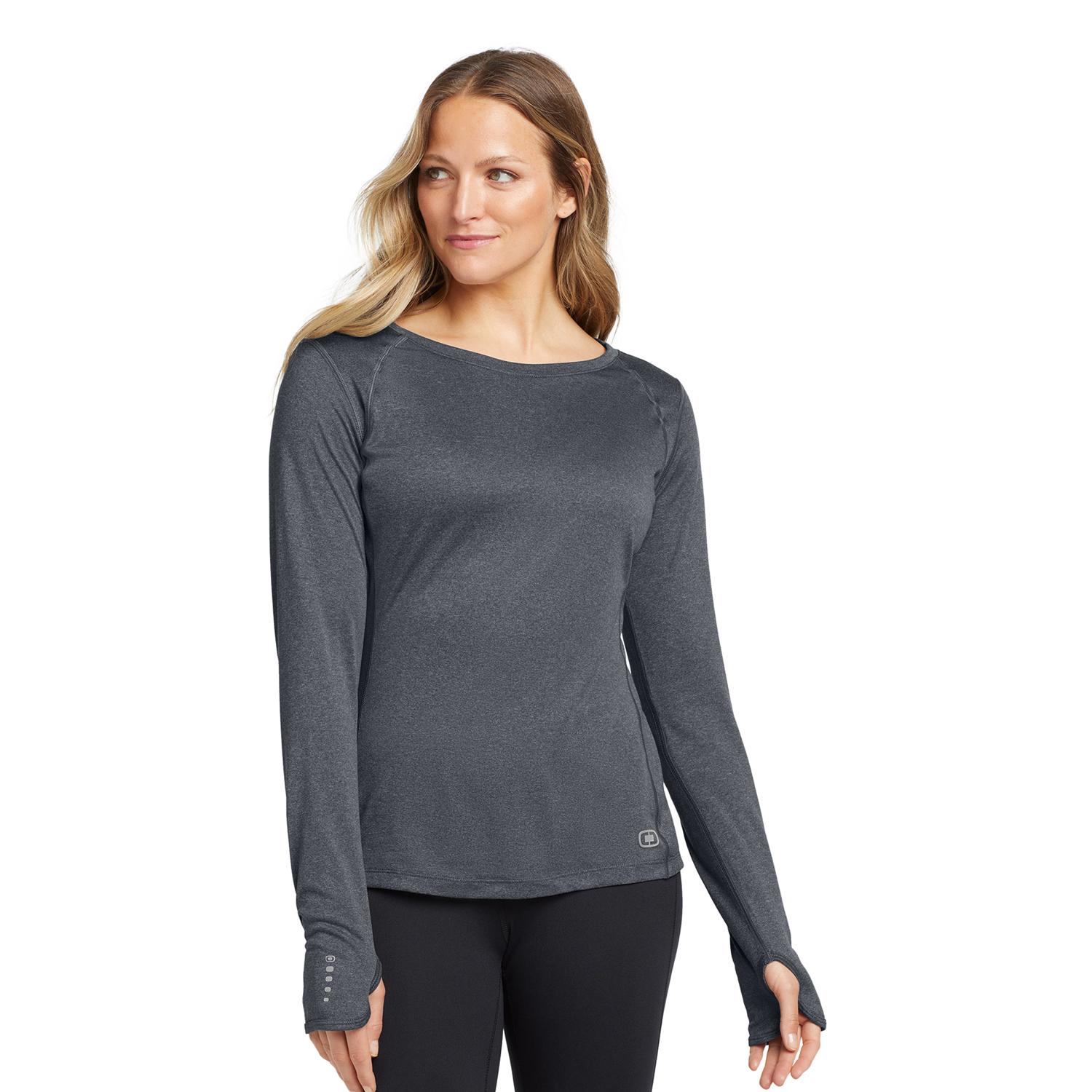 OGIO® Ladies Long Sleeve Pulse T-Shirt 7