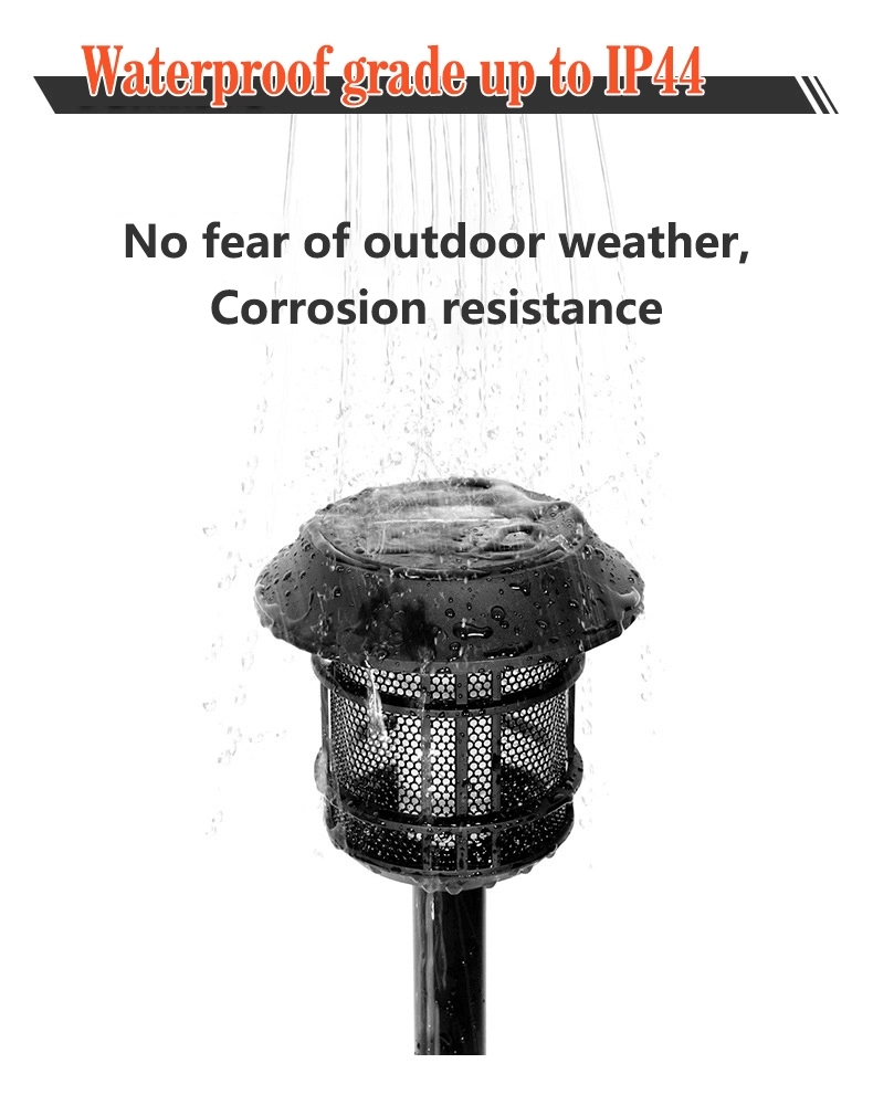 36 Led Solar Flame Lamp Outdoor 3