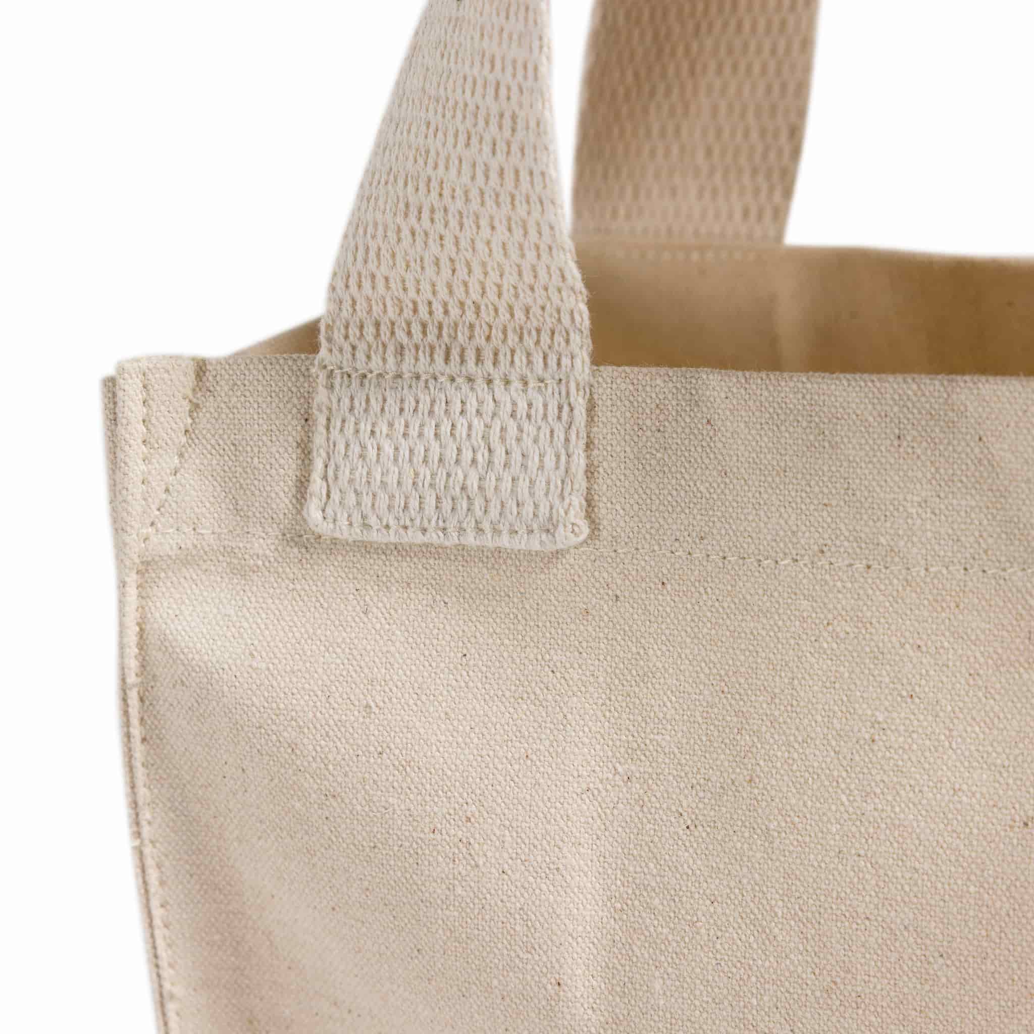 Recycled Canvas Trendy Book Tote Bag 8