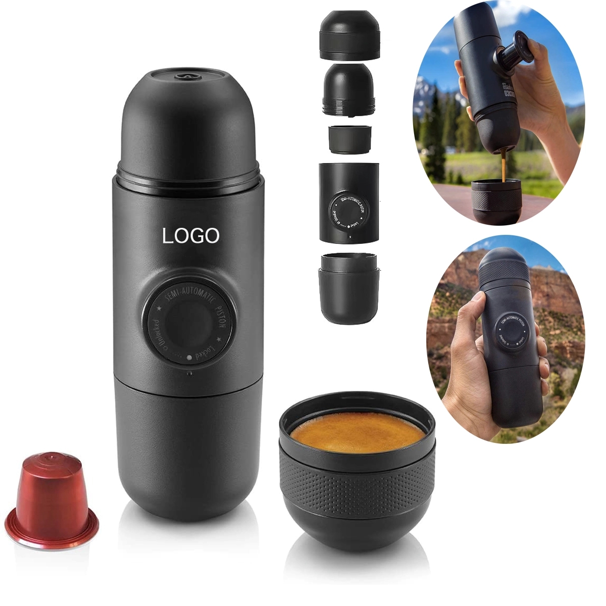 Portable Mini Espresso Coffee Maker 5