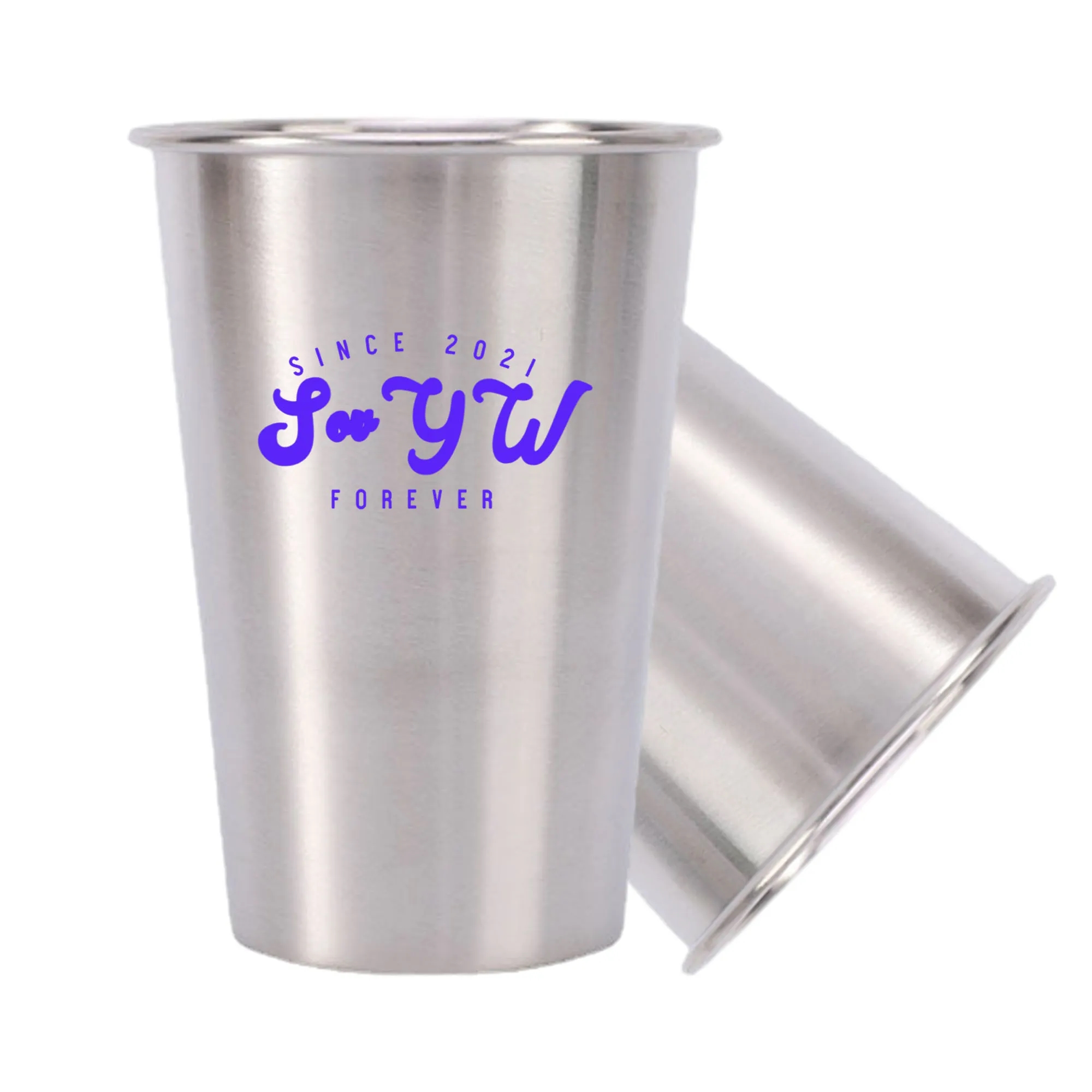 16oz Stainless Steel Beer Camping Cup" 1