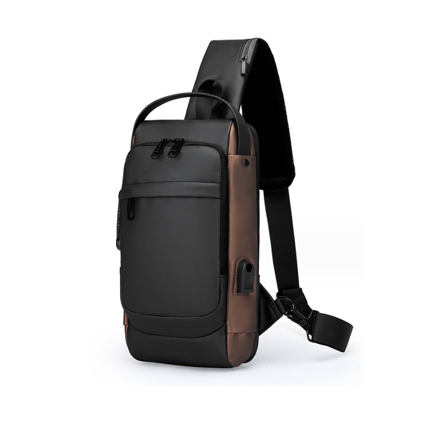 Men's Sports Chest Bag With Usb Charging Port 6