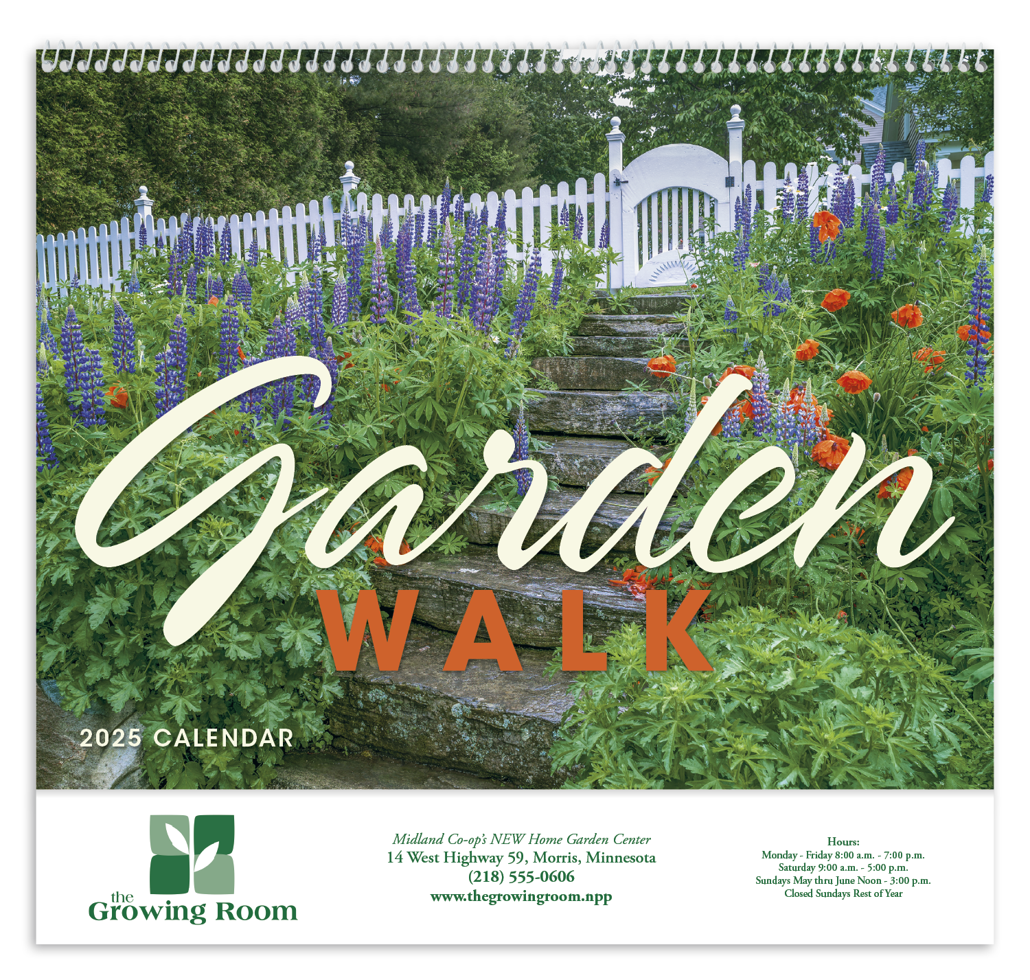 Good Value™ Garden Walk - Spiral Calendar 20