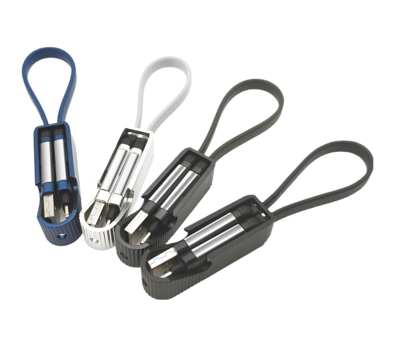 4-in-1 Bottle Opener Keychain Charging Cable 7
