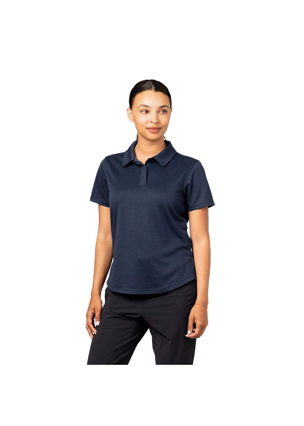 Storm Creek Women's Renewer Poly/Lyocell Blend Short Sleeve Polo 14