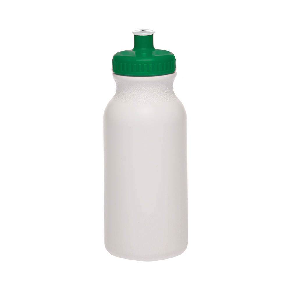 20 oz White Super Value Sports Bottle 9
