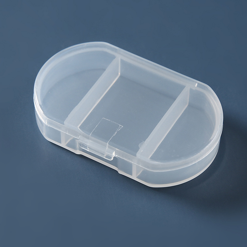 Mini Clear 3 Compartments Pill Box 4