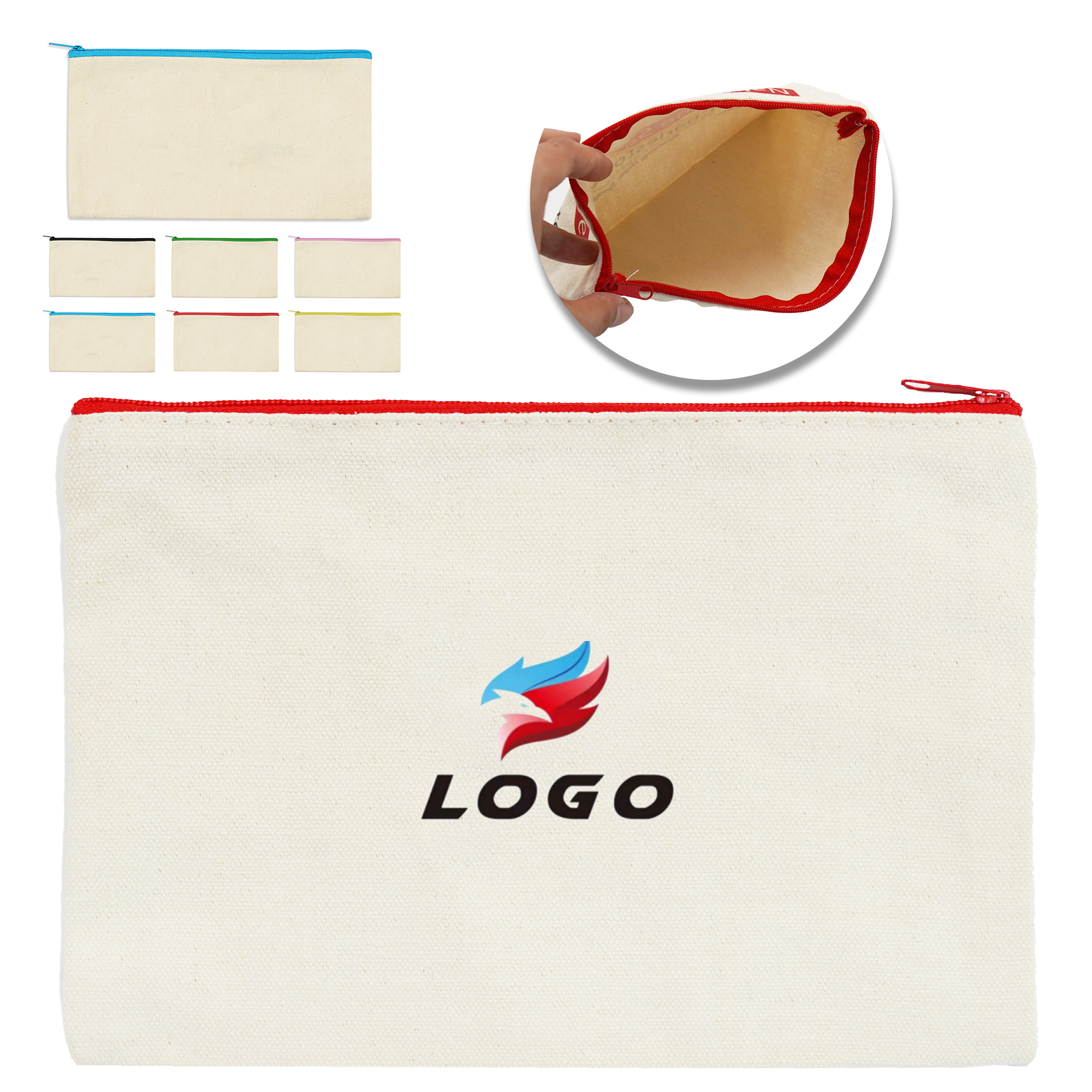 Pencil and Pen Case ?C Canvas Zipper Bag Organizer 4