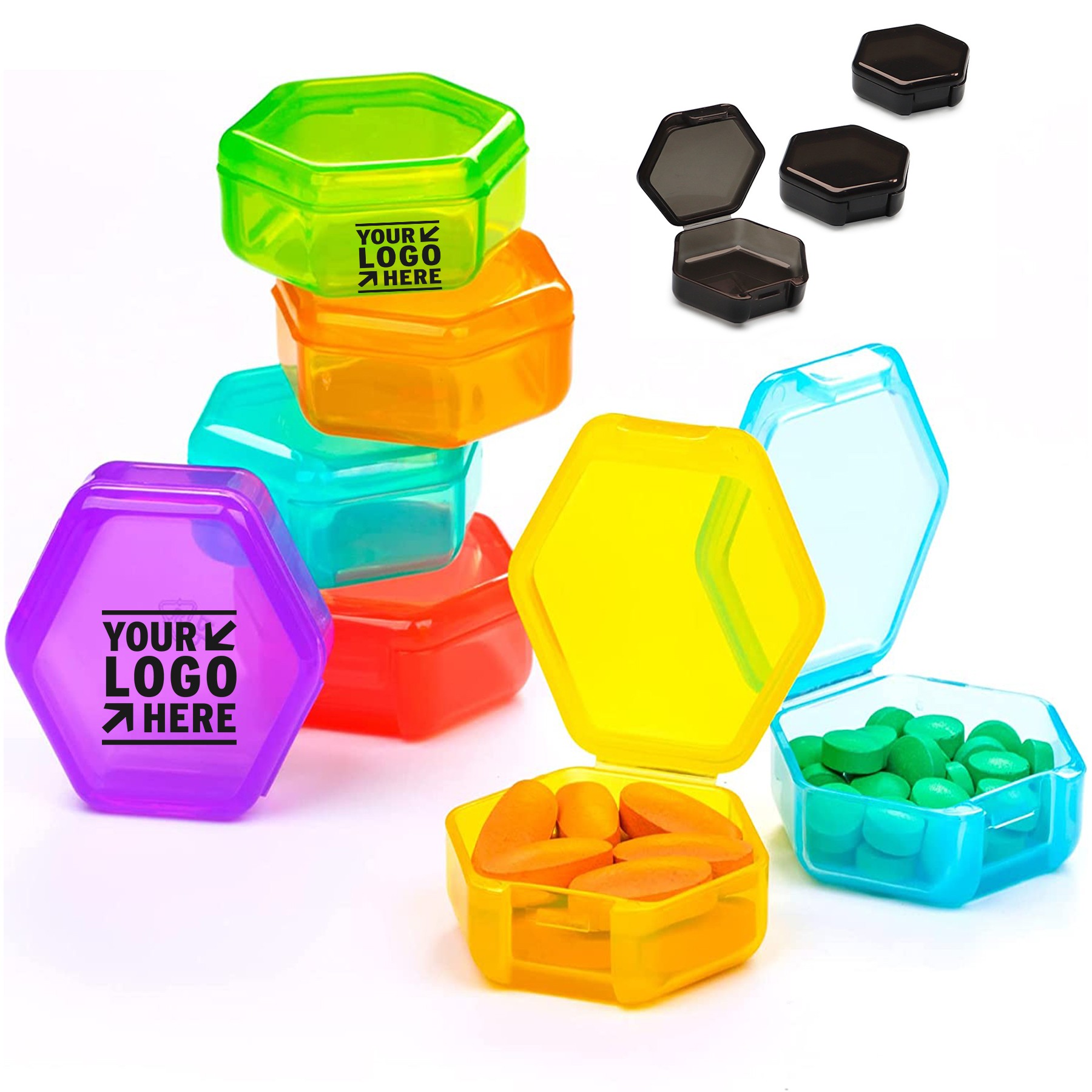 Small Pill Organizer Travel Pill Box 1