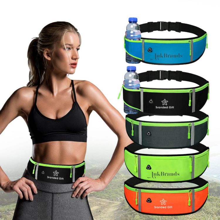 Waist Pack Sports Belt Pouch Bag with Water Bottle Holder 3