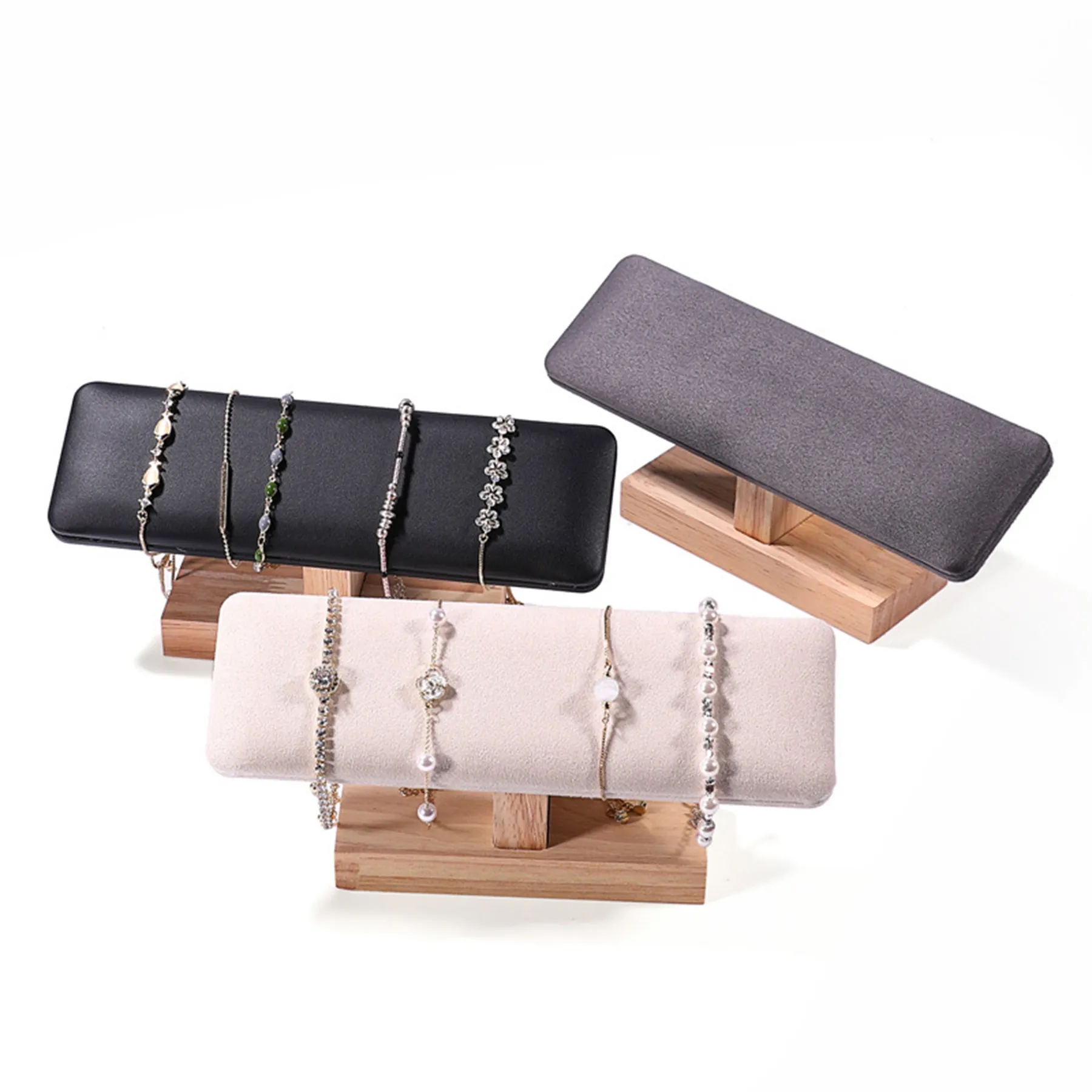 Wood Bracelet Watch Storage Display Rack 2