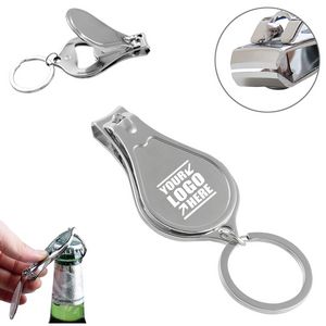 Water Drop Nail Clippers With Bottle Opener Key Ring 7