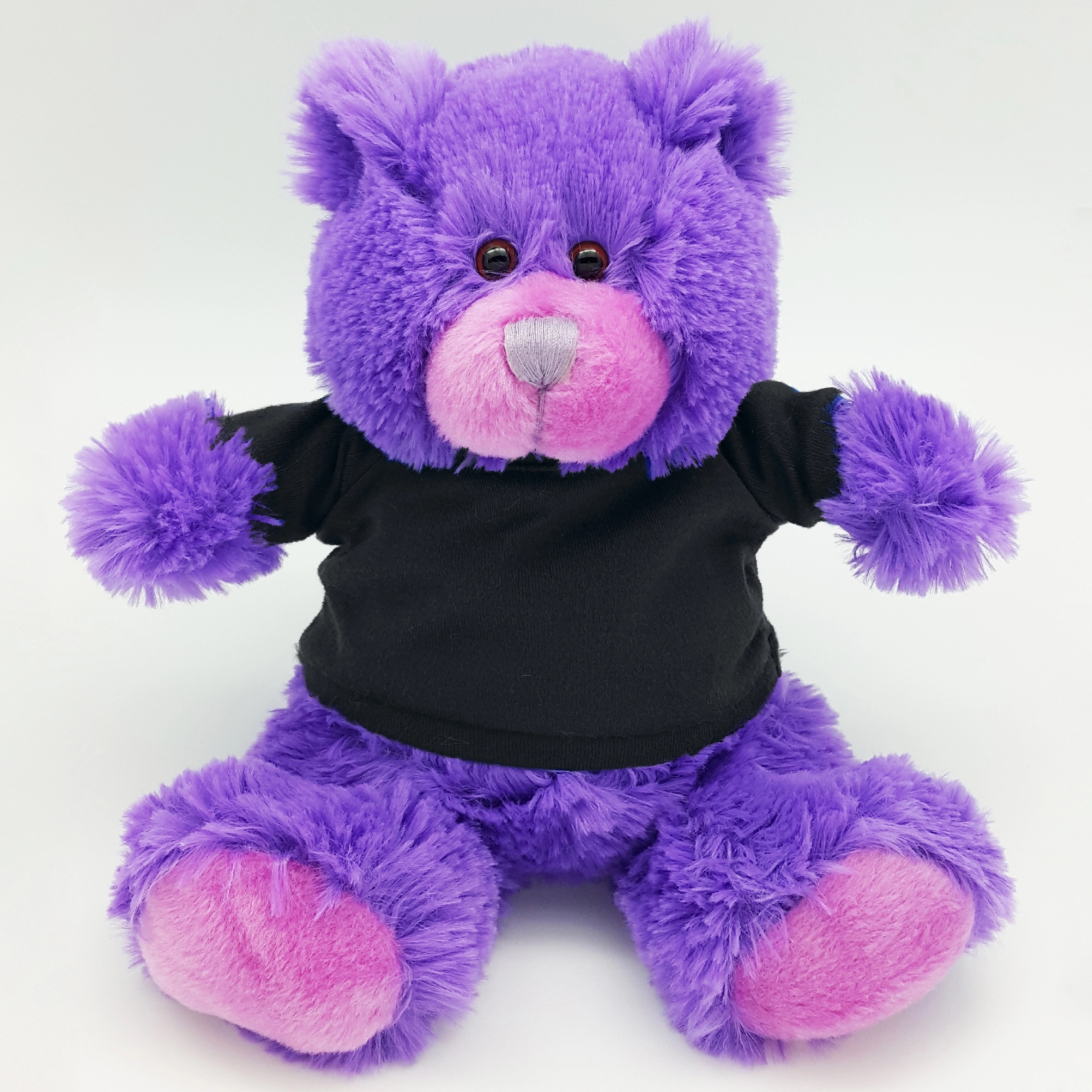 8" Bright Color Purple Bear 16