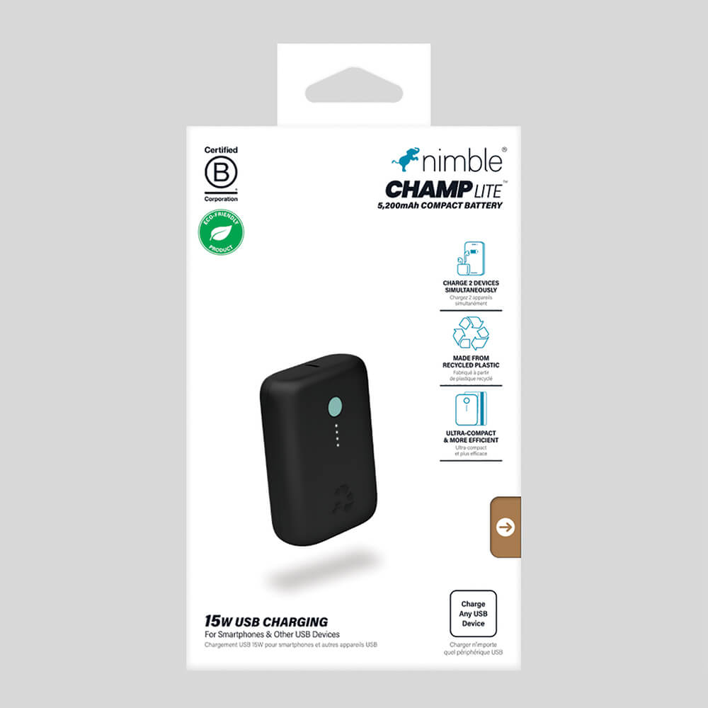 Nimble Champ Lite Portable Charge 5K - 5,200mAh 26