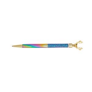 Glitter Flakes Deer Head Metal Pen 21